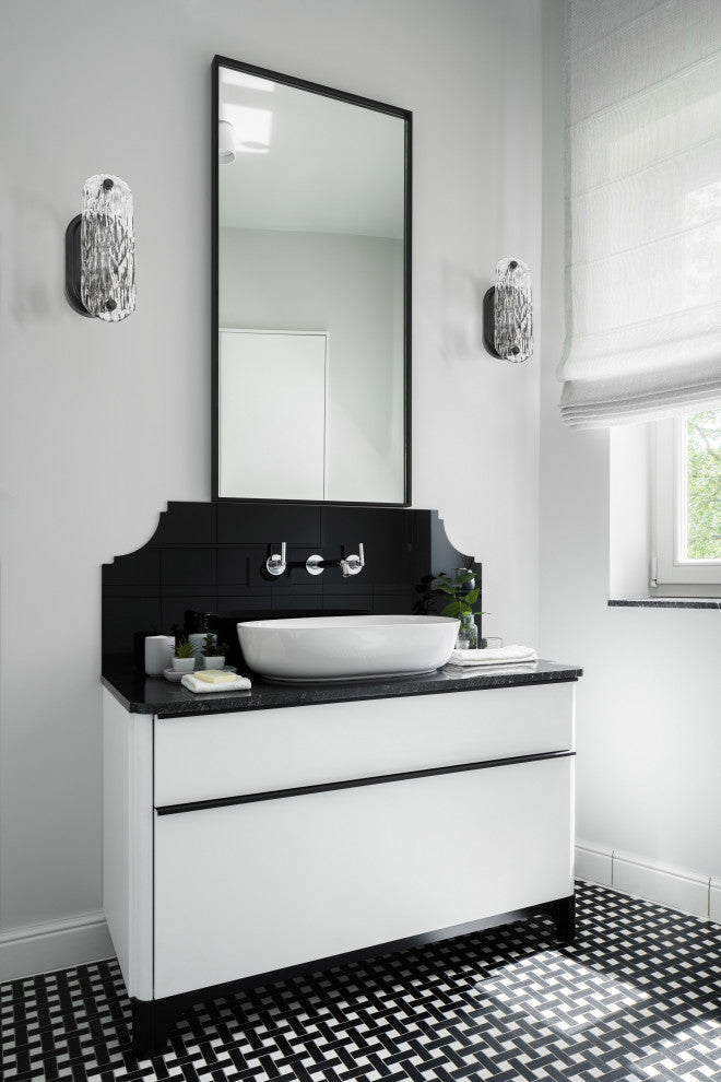 Glacier Vanity - 1 Light - Matte Black