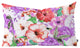 83 Oranges Purple Floral Oblong Throw Pillow