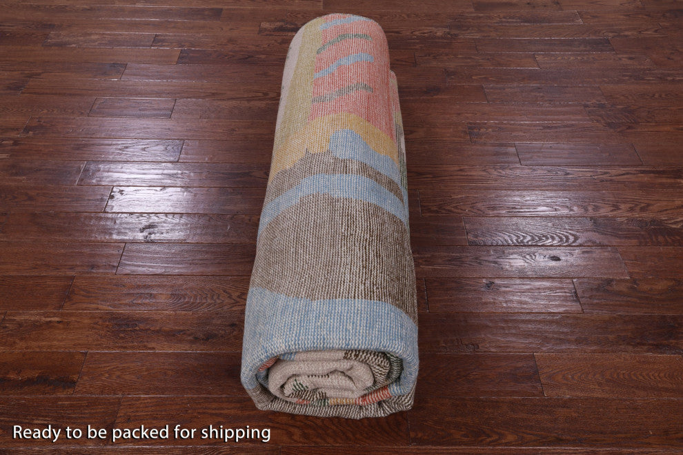 Handmade Moroccan Wool Rug 9' 3" X 12' 1" - Q13104