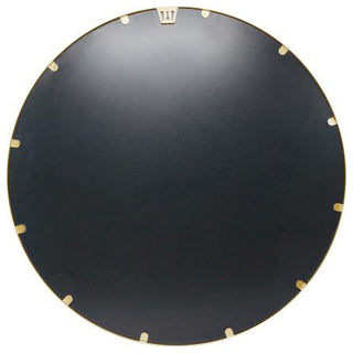 Julianne Round Metal Framed Wall Mirror, Gold, 20"