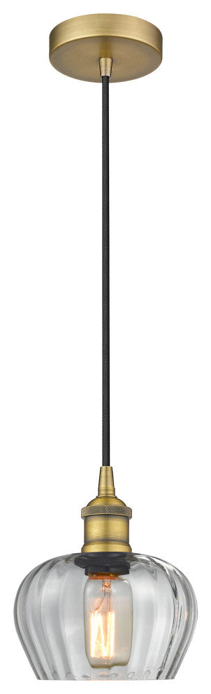 Innovations 616-1P-BB-G92 1-Light Mini Pendant, Brushed Brass