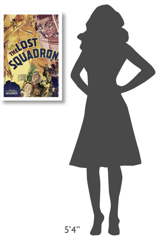 "Vintage Film Posters: Lost Squadron" Digital Paper Print, 18"x26"