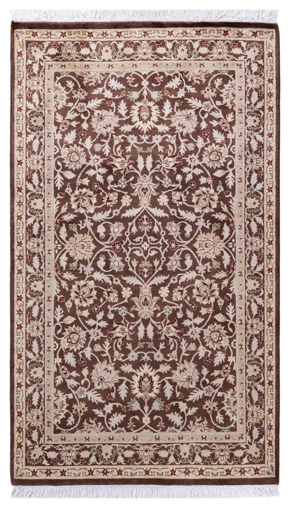 MOGUL, Hand Knotted Area Rug 5' 4" X 3' 1"
