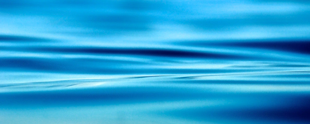 Flowing Ripples Fine Art Photography Print, 30"x75", Aluminum Print