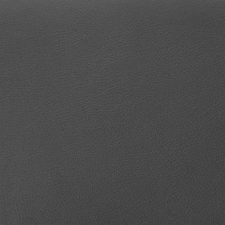 Brigden Gray Faux Leather and Black Metal Swivel 26" Counter Stool