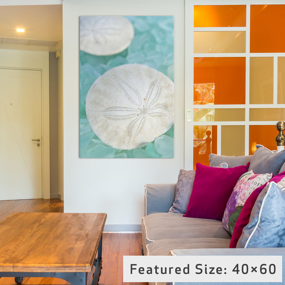 "Seaglass 3 Gallery" by Alan Blaustein, 40x26x1.5"