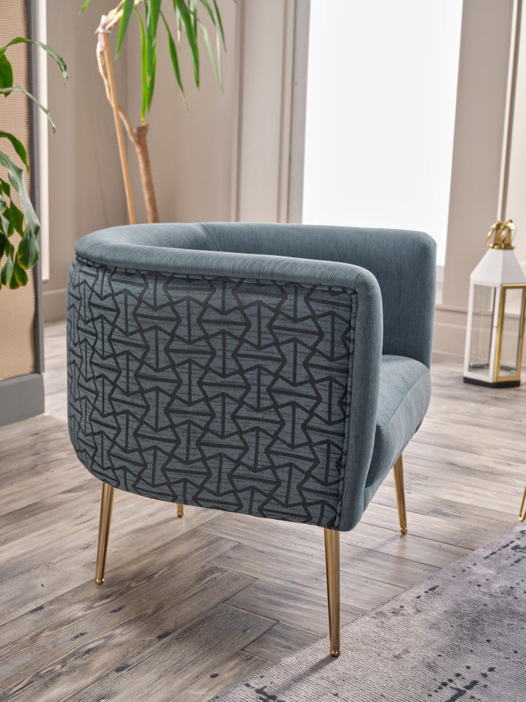 Cloak  Accent Armchair, Cloak Green