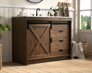 Home Living 42" Single Bathroom Vanity, Expresso