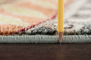 Giselle Transitional Floral Area Rug, Seafoam, 2' X 3'