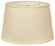 16" Ivory Rounded Empire Slanted No Slub Lampshade