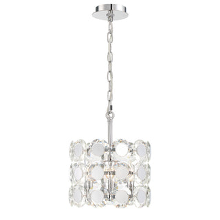 Perrene 3-Light Chandelier, Chrome