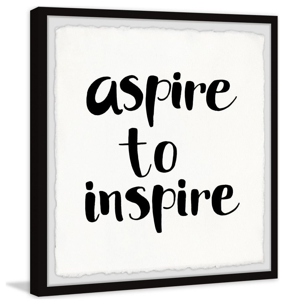 "Aspire to Inspire II" Framed Painting Print, 24x24