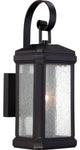 Quoizel TML8405K One Light Outdoor Wall Lantern Trumbull Mystic Black