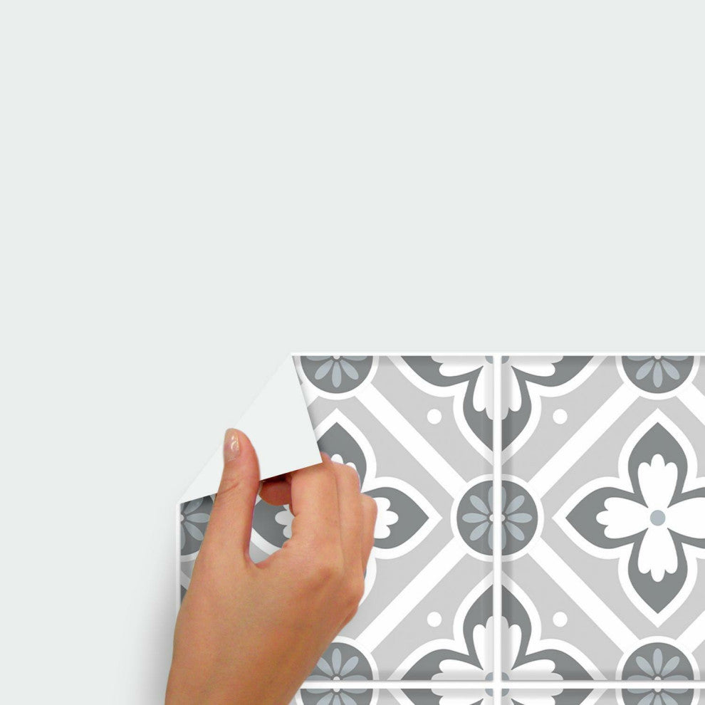 Galway Gray Tile  Giant Wall Decals