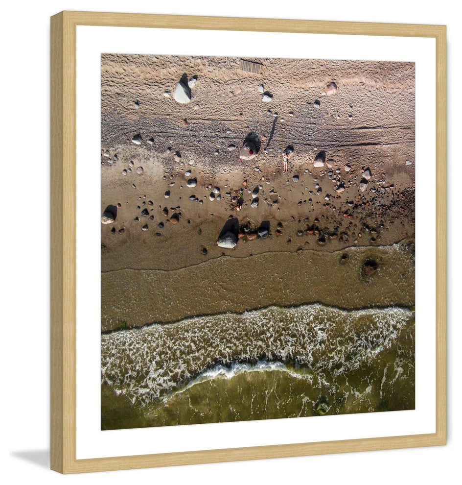 "The Tide" Framed Print by Karolis Janulis