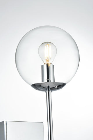 Elegant Lighting LD2359 Neri 18" Tall Bathroom Sconce - Satin Gold