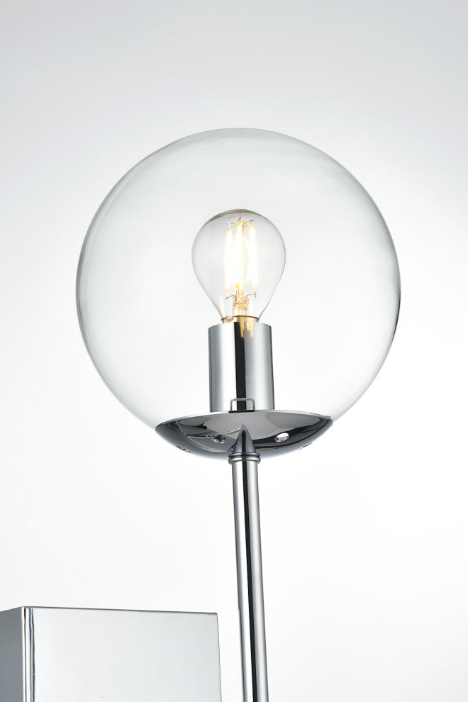 Elegant Lighting LD2359 Neri 18" Tall Bathroom Sconce - Satin Gold