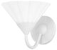 1 Light Wall Sconce, White