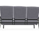 St. Catherine Deep Seat 3-Seat Outdoor Sofa, Proven Ash/Graphite