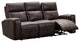 Keegan Leather Power Reclining Sofa With Power Headrests, Brown