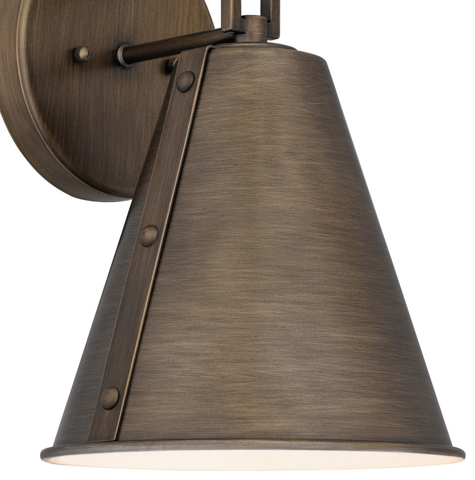 Quoizel HYD8408 Hyde 12" Tall Wall Sconce - Matte Black