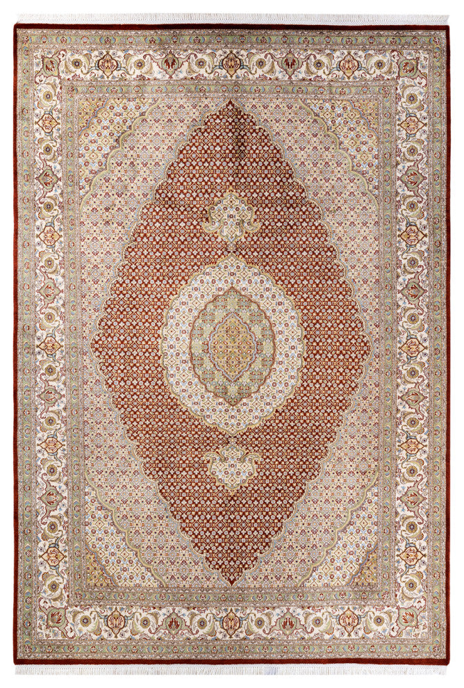 MOGUL, Hand Knotted Area Rug 9' 7" X 6' 8"