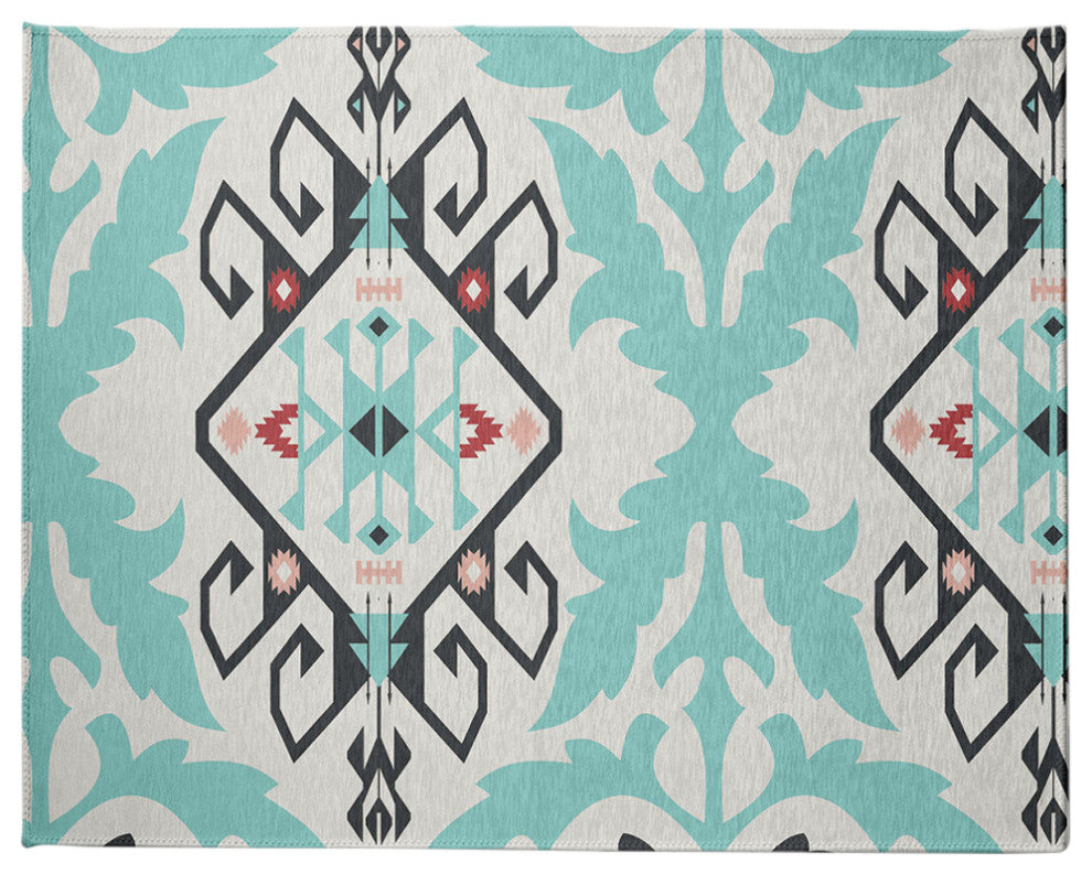 Bombay Medallion Spring Chenille Rug, Pepper, 8'x10'