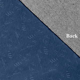 Muted Bongo Rug, Navy, 5'x7'