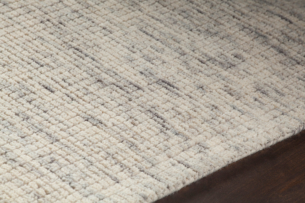 Oasis Hand Woven Rectangle Area Rug, 7'3/4" x 10'1/2", White