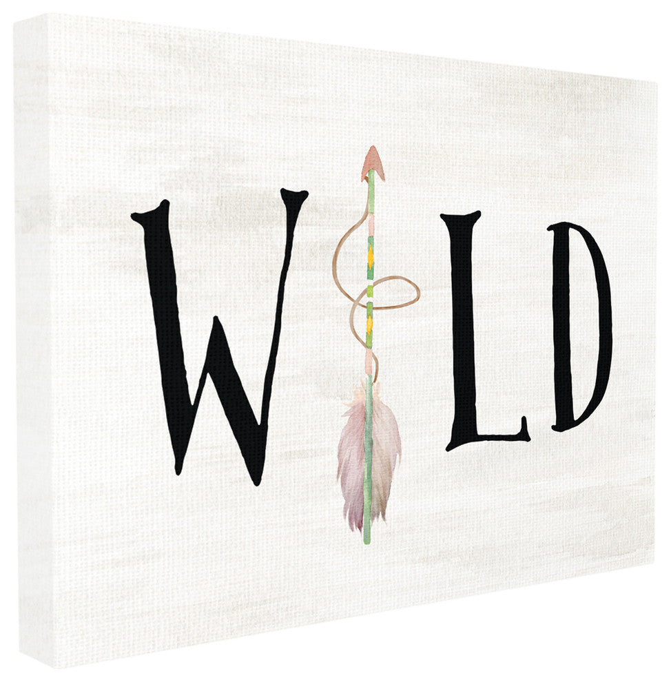 "Wild With Arrows" Stretched Canvas Wall Art