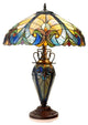 Liaison 3-Light Victorian Double Lit Table Lamp