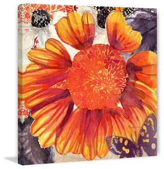 "Blanket Flower" Painting Print on Wrapped Canvas
