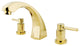 Kingston Brass Roman Tub Faucet, Polished Brass
