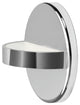 5W Wall Sconce, Polished Chrome with White Acrylic Diffuser