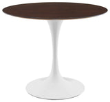 Lippa 36" Dining Table White Cherry Walnut