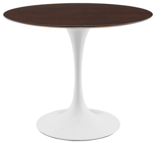 Lippa 36" Dining Table White Cherry Walnut