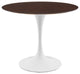 Lippa 36" Dining Table White Cherry Walnut