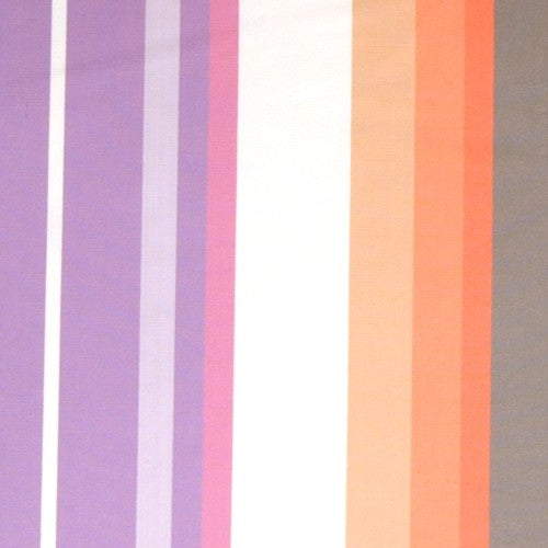 Pillow Decor - Grape & Charcoal Stripes Throw Pillow