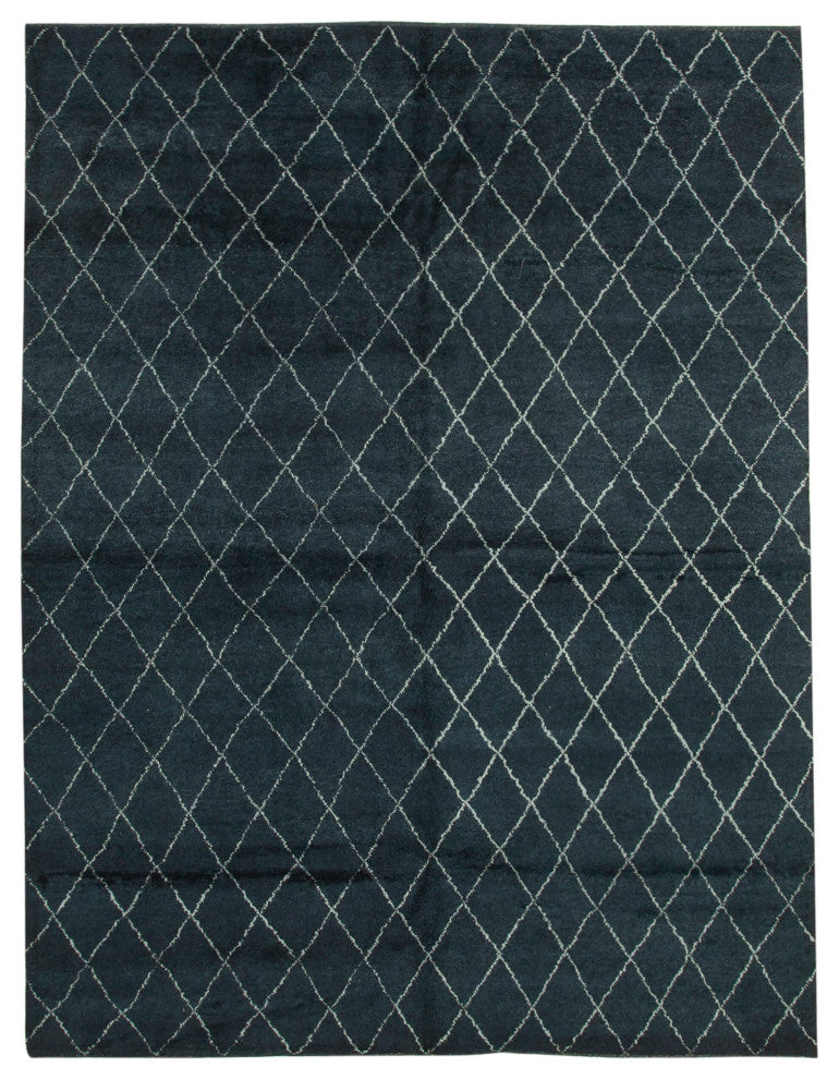 Rug N Carpet - Handmade Unique 9' 0'' x 12' 0'' Moroccan Area Rug