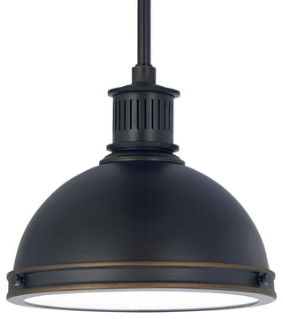 Generation Lighting 65085EN3 Pratt Street 10"W LED Mini Pendant - Autumn Bronze