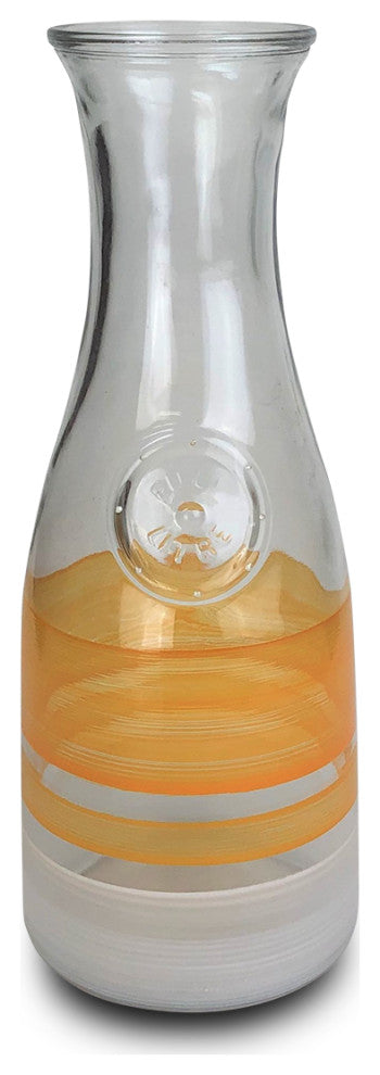 Retro Stripe Orange Carafe