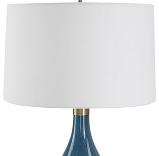 Uttermost 30098 Riviera 28" Tall Vase Table Lamp - Blue