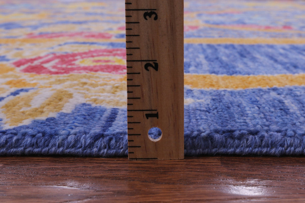 10' Square William Morris Hand-Knotted Wool Rug - Q14969