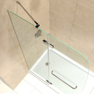 DreamLine Aqua Ultra 45"Wx72"H Frameless Hinged Shower Door, Chrome