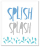 Splish Splash 20x24 Canvas Wall Art