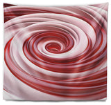 Beautiful Candy Cane Spiral Abstract Wall Tapestry, 60"x50"