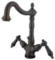 Kingston Brass Two-Handle Bathroom Faucet With Brass Pop-Up, Oil Rubbed Bronze