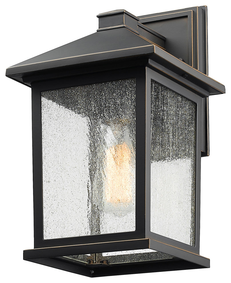 Z-Lite Portland 1 Light Outdoor Wall Light, Oil Rubbed Bronze
