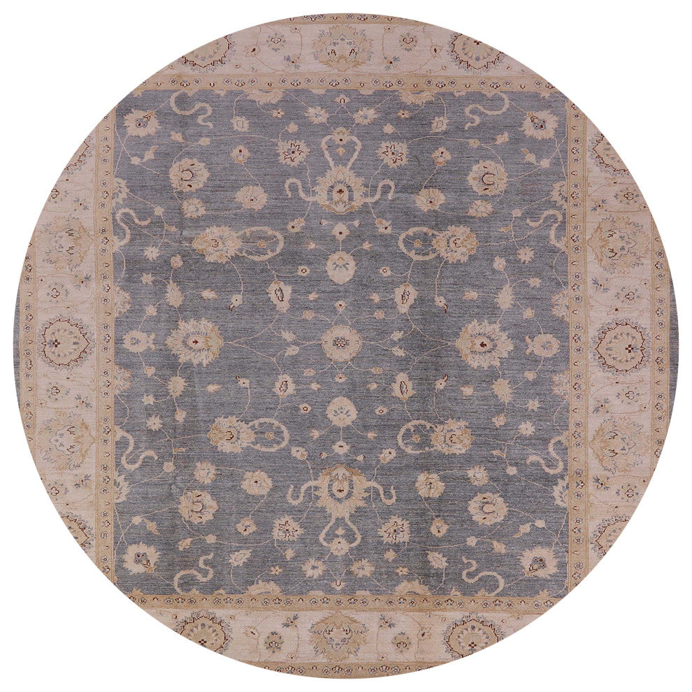 Ahgly Company Indoor Round Mid-Century Modern Area Rugs, 4' Round