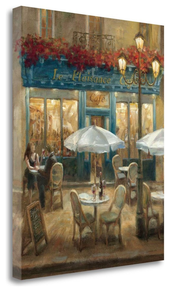 "Paris Cafe I Crop" By Danhui Nai, Giclee Print on Gallery Wrap Canvas